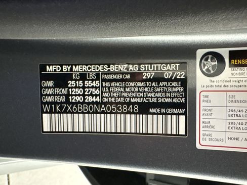 Certified 2022 Mercedes-Benz AMG GT 53 image 19