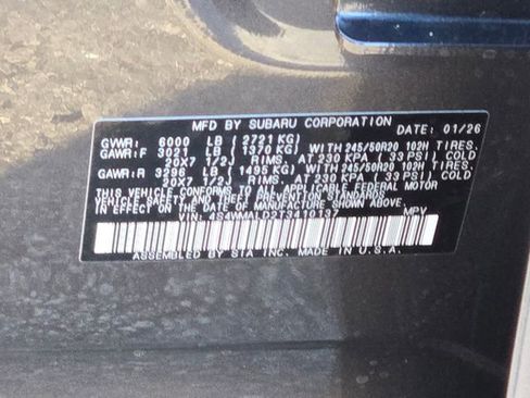 New 2026 Subaru Ascent Bronze Edition image 19