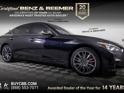 Used 2023 INFINITI Q50 Red Sport 400 w/ Black Opal Edition