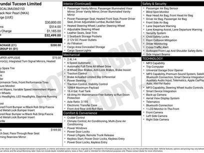 Used 2021 Hyundai Tucson Limited w/ Cargo Package