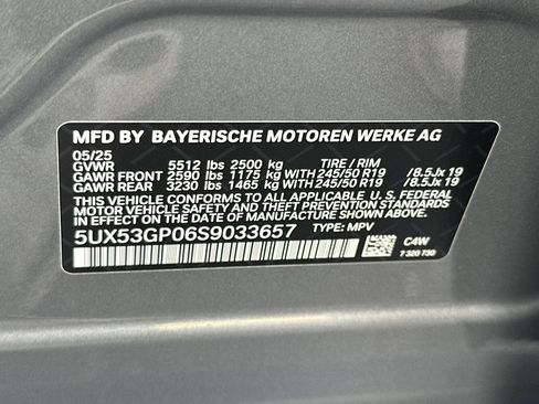 Used 2025 BMW X3 xDrive30i w/ Convenience Package image 40