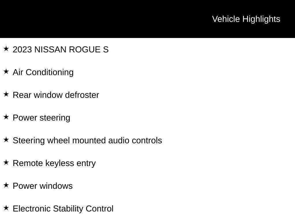 Certified 2023 Nissan Rogue S AWD/4WD image 6