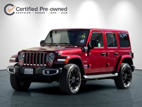 Certified 2021 Jeep Wrangler Unlimited Sahara w/ Cold Weather Group image 8