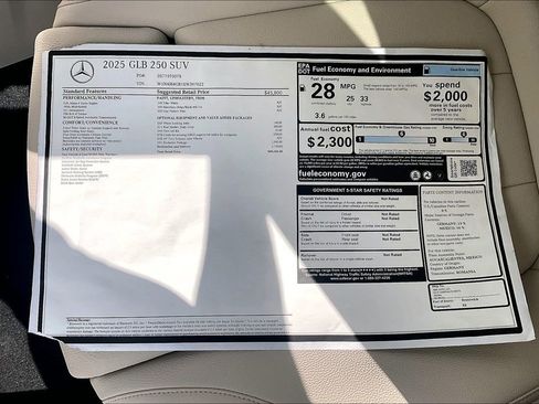 New 2025 Mercedes-Benz GLB 250 GLB 250 image 17