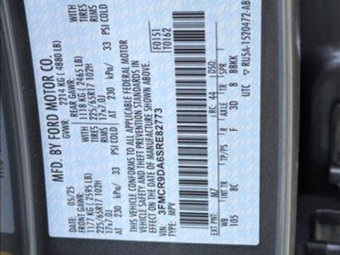 New 2025 Ford Bronco Sport Badlands w/ Badlands Tech Package image 19