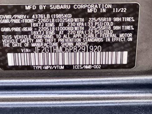 Used 2023 Subaru Crosstrek 2.5i Limited w/ Moonroof Package image 22