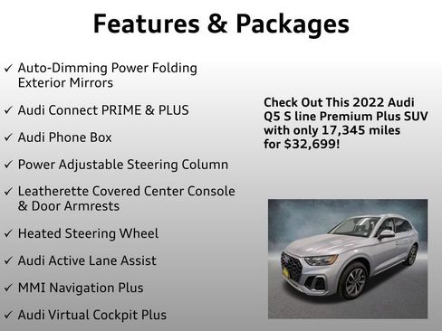 Used 2022 Audi Q5 2.0T Premium Plus w/ Premium Plus Package AWD/4WD image 21