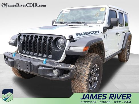 Used 2023 Jeep Wrangler Unlimited Rubicon 4xe w/ Steel Bumper Group AWD/4WD image 1