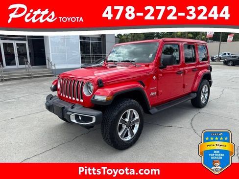 Used 2020 Jeep Wrangler Unlimited Sahara AWD/4WD image 1