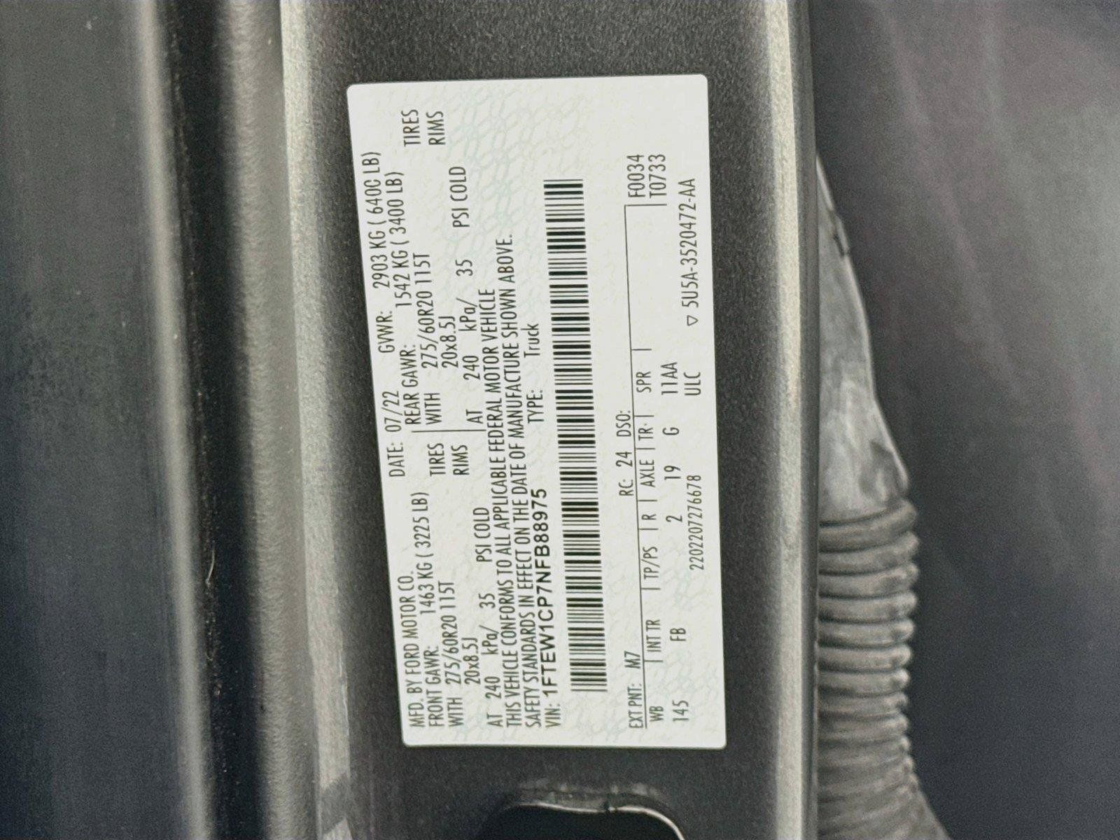 Used 2022 Ford F150 XLT w/ Equipment Group 302A High RWD image 38