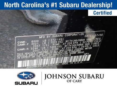 Used 2025 Subaru Ascent Limited w/ Popular Package #2 AWD/4WD image 18