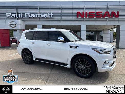 Used 2023 INFINITI QX80 Sensory w/ Cargo Package AWD/4WD image 1