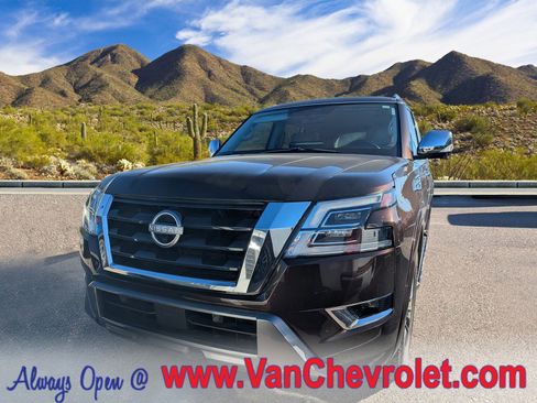 Used 2021 Nissan Armada Platinum w/ Captain's Chairs Package image 1