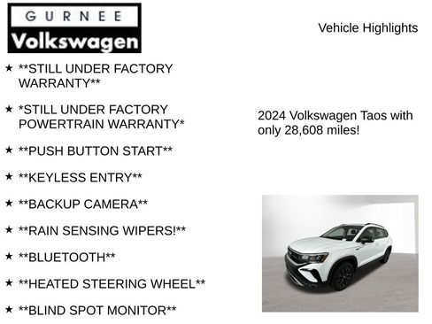 Used 2024 Volkswagen Taos S image 7