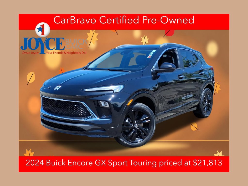 Certified 2024 Buick Encore GX Sport Touring w/ Advanced Technology Package AWD/4WD 360° Tour