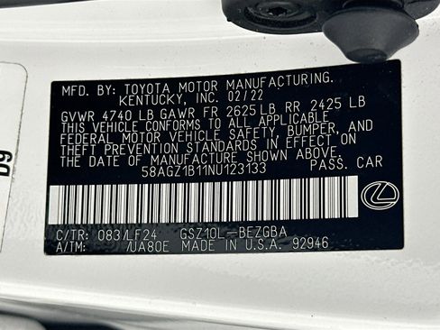 Used 2022 Lexus ES 350 F Sport image 31