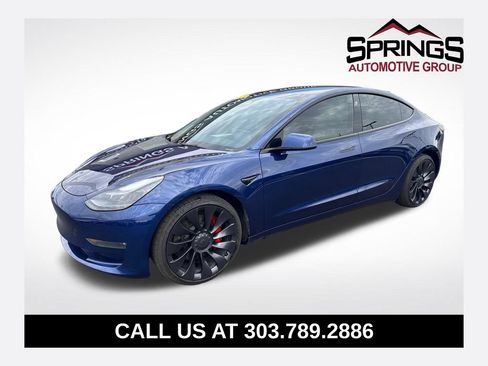 Used 2023 Tesla Model 3 Performance AWD/4WD image 1