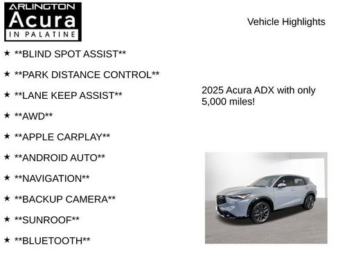Used 2025 Acura ADX A-Spec image 7