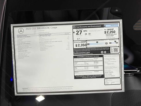 New 2025 Mercedes-Benz CLE 300 4MATIC Coupe image 35