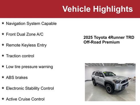 Used 2025 Toyota 4Runner TRD Off-Road Premium image 2