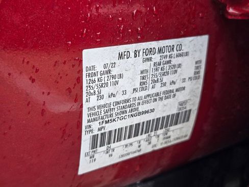 Used 2022 Ford Explorer ST image 21