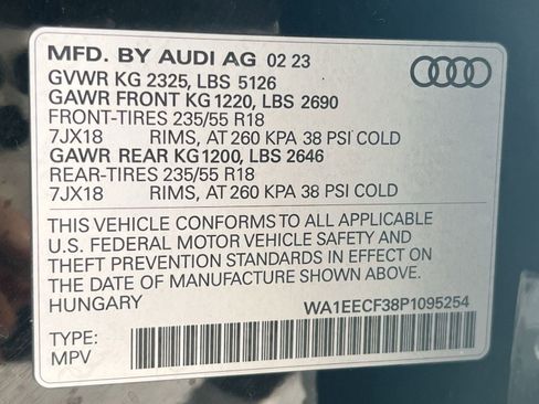 Certified 2023 Audi Q3 2.0T Premium Plus w/ Premium Plus Package image 19