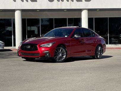 Used 2022 INFINITI Q50 Red Sport 400 w/ Carbon Fiber Package
