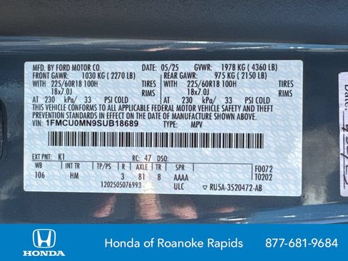 Used 2025 Ford Escape ST-Line FWD image 31
