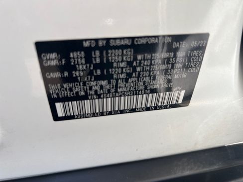 Certified 2024 Subaru Outback Touring AWD/4WD image 15