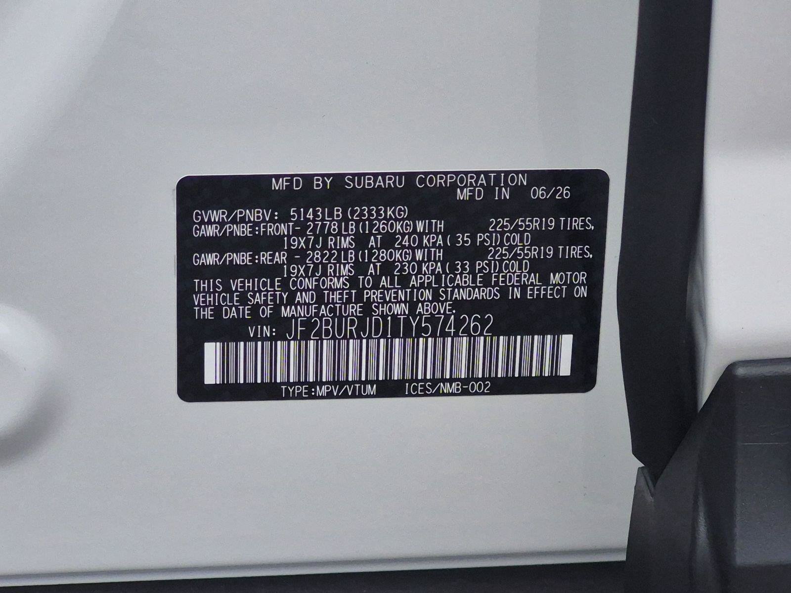 New 2026 Subaru Outback Touring XT AWD/4WD image 34