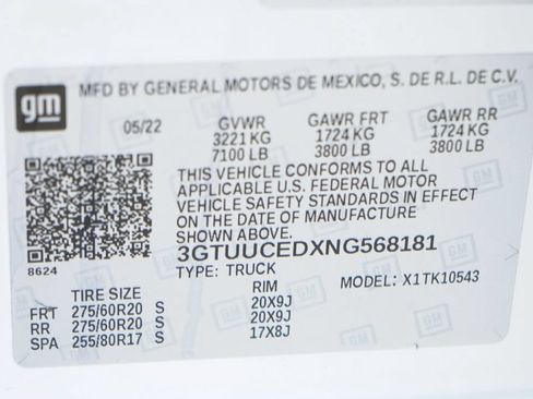 Used 2022 GMC Sierra 1500 Elevation w/ X31 Off-Road Package AWD/4WD image 48