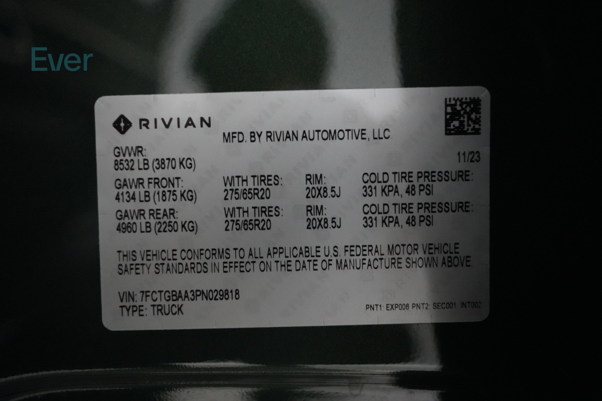 Used 2023 Rivian R1T Adventure Dual AWD/4WD image 30