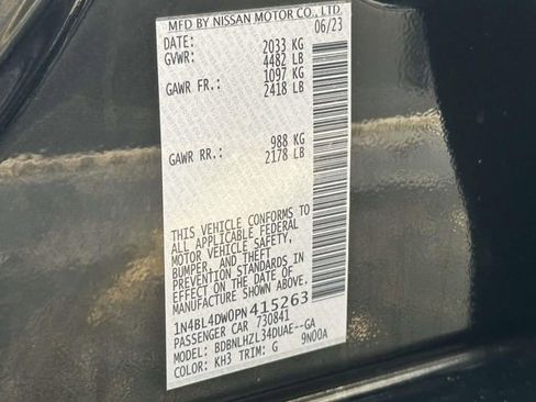 Used 2023 Nissan Altima 2.5 SV w/ SV Premium Package image 27