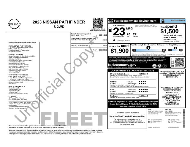 Used 2023 Nissan Pathfinder S FWD image 4
