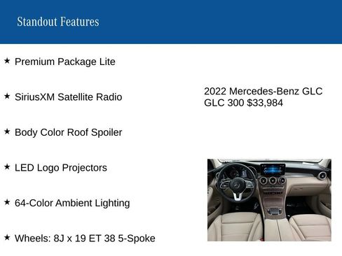 Certified 2022 Mercedes-Benz GLC 300 4MATIC image 9