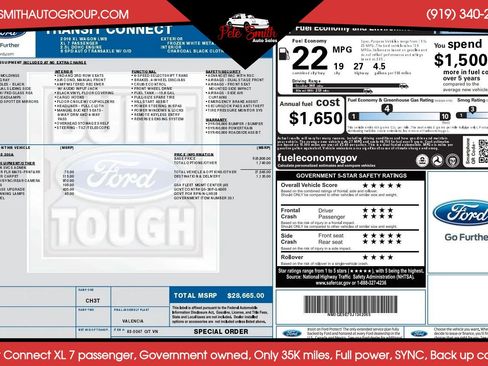 Used 2018 Ford Transit Connect XL FWD image 46