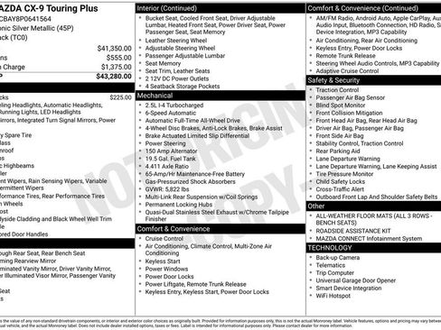 Used 2023 MAZDA CX-9 Touring Plus image 10