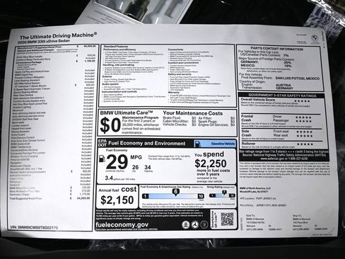 Used 2026 BMW 330i xDrive Sedan w/ Convenience Package image 38