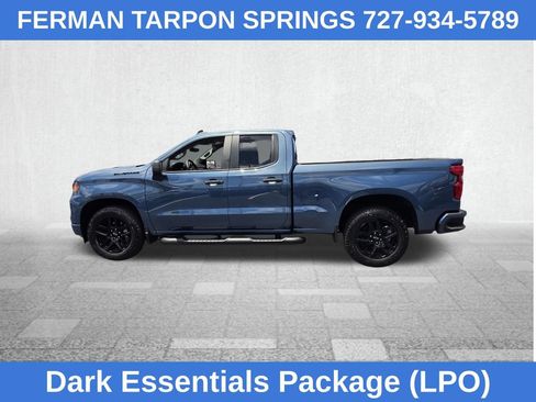 Certified 2024 Chevrolet Silverado 1500 Custom w/ Turbomax Blackout Package RWD image 8
