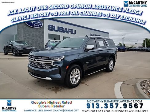 Used 2021 Chevrolet Tahoe Premier w/ Premium Package AWD/4WD image 1
