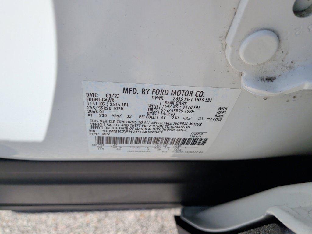 Used 2023 Ford Explorer Limited w/ Limited Technology Package RWD image 51