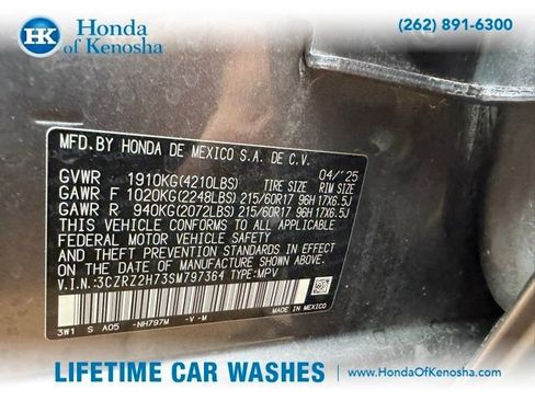 Used 2025 Honda HR-V EX-L image 4