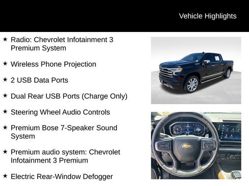 Certified 2023 Chevrolet Silverado 1500 High Country AWD/4WD image 7