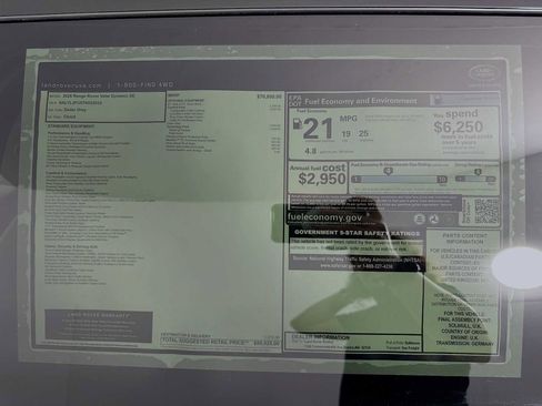 New 2026 Land Rover Range Rover Velar Dynamic SE image 28