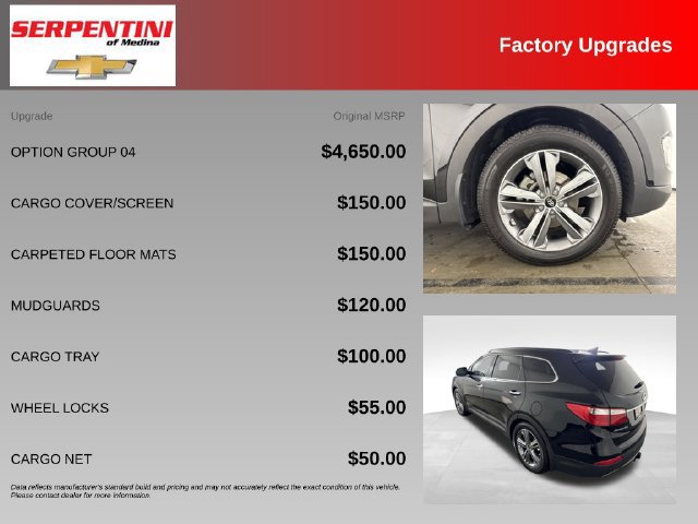 Used 2016 Hyundai Santa Fe Limited w/ Option Group 04 FWD image 5