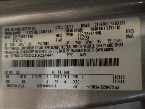Used 2018 Ford Escape SE AWD/4WD image 33