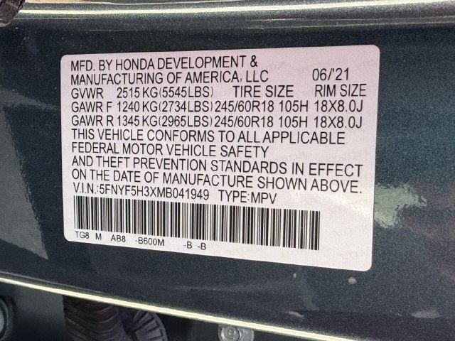 Used 2021 Honda Pilot EX image 26