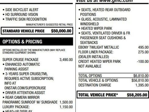 Used 2024 GMC Acadia AT4 w/ Super Cruise Package image 2