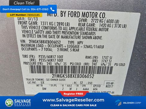 Used 2014 Ford Flex SE FWD image 19
