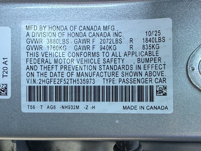 Used 2026 Honda Civic Sport image 29